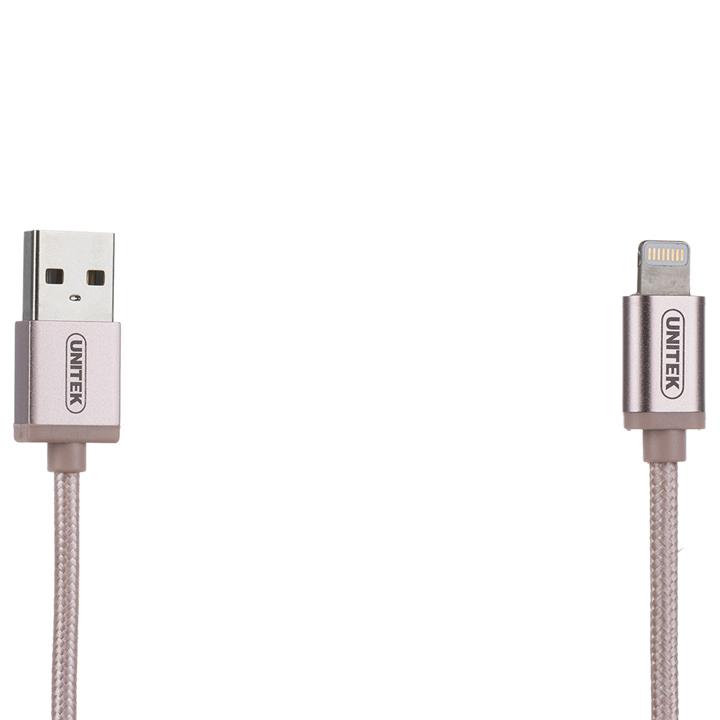 کابل تبدیل USB به لایتنینگ یونیتک مدل Y-C499ARG طول 1 متر Unitek Y-C499ARG USB To Lightning 1m